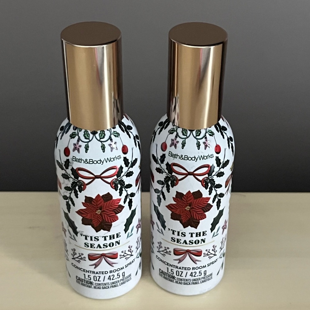 Two White Barn Bath & Body Works Tis The Season Concentrated Room Sprays NEW